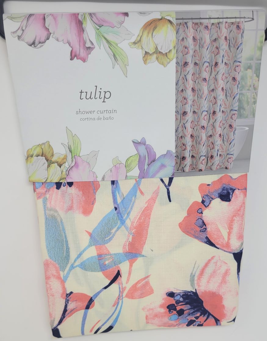 72X72 TULIP SHOWER CURTAIN