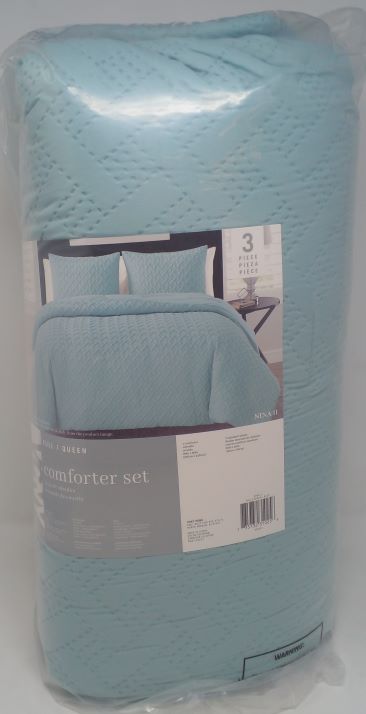 NINA BLUE COMFORTER SET