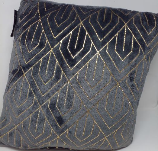 18X18 DEEP MAHOGNY/GLD PLLW