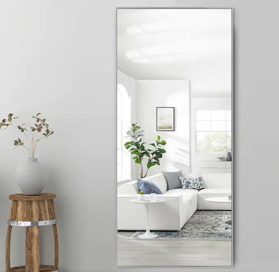 WHITE WALL MIRROR