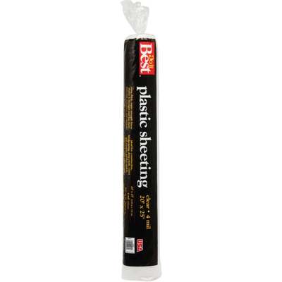 20X25 4MIL CLR POLY FILM