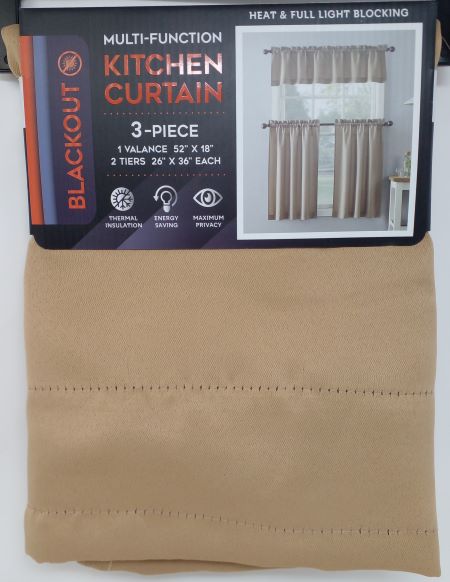 BOUT KITCHEN CURTAIN SESAME