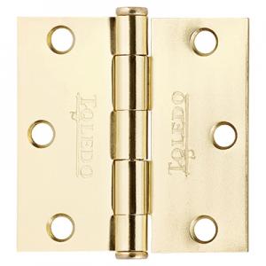 3" BRASS PLATED HINGE