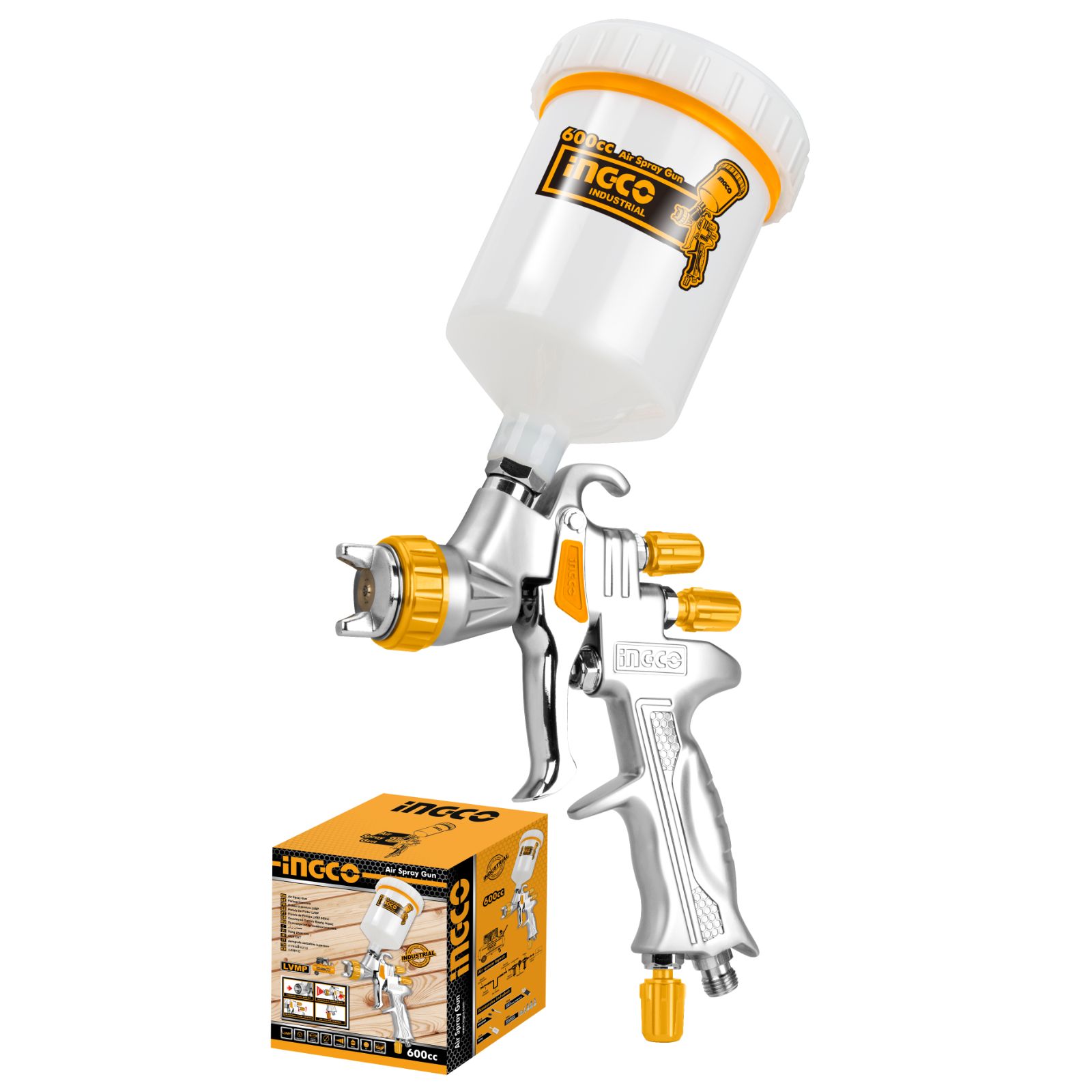 SPRAY GUN 600CC LVMP