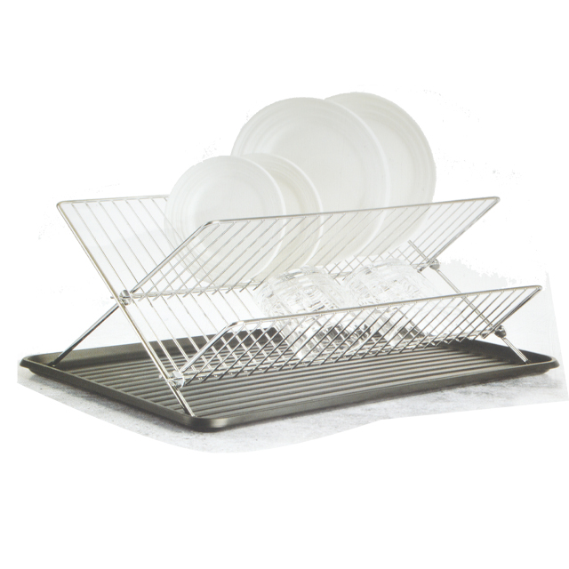 17.3'' FOLDIN DISH RACK W/TRAY