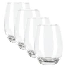 19OZ CLR STEMLESS WINE GLASS