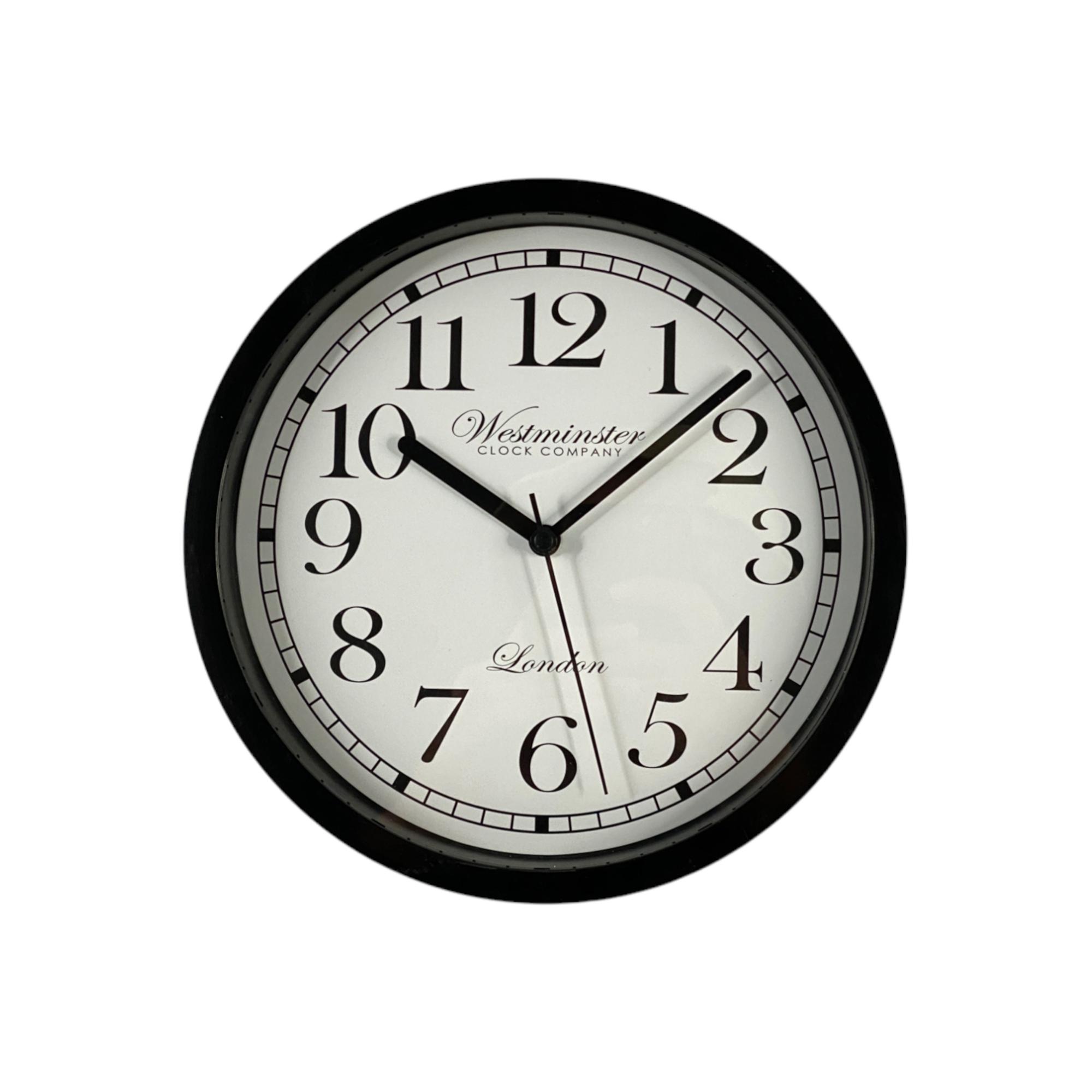 BLACK WALL CLOCK