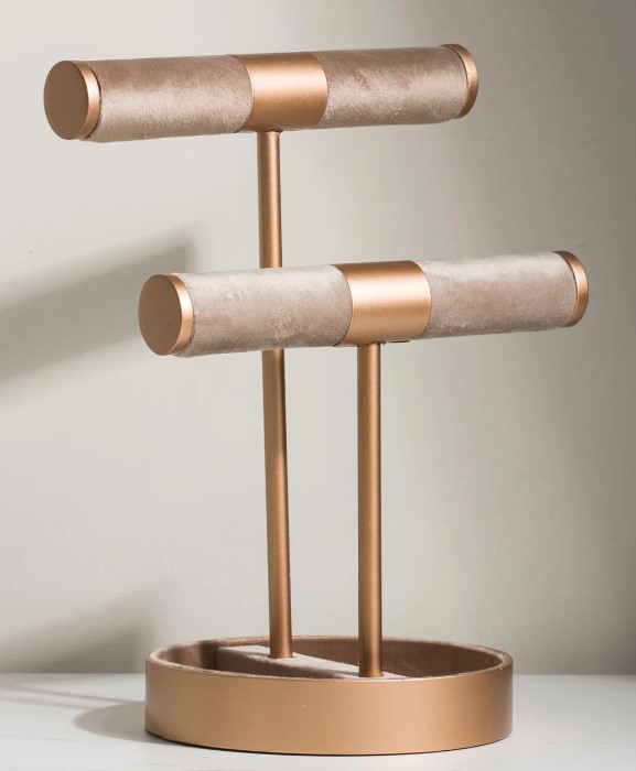PINK DOUBLE TUBE W/ROUND STAND