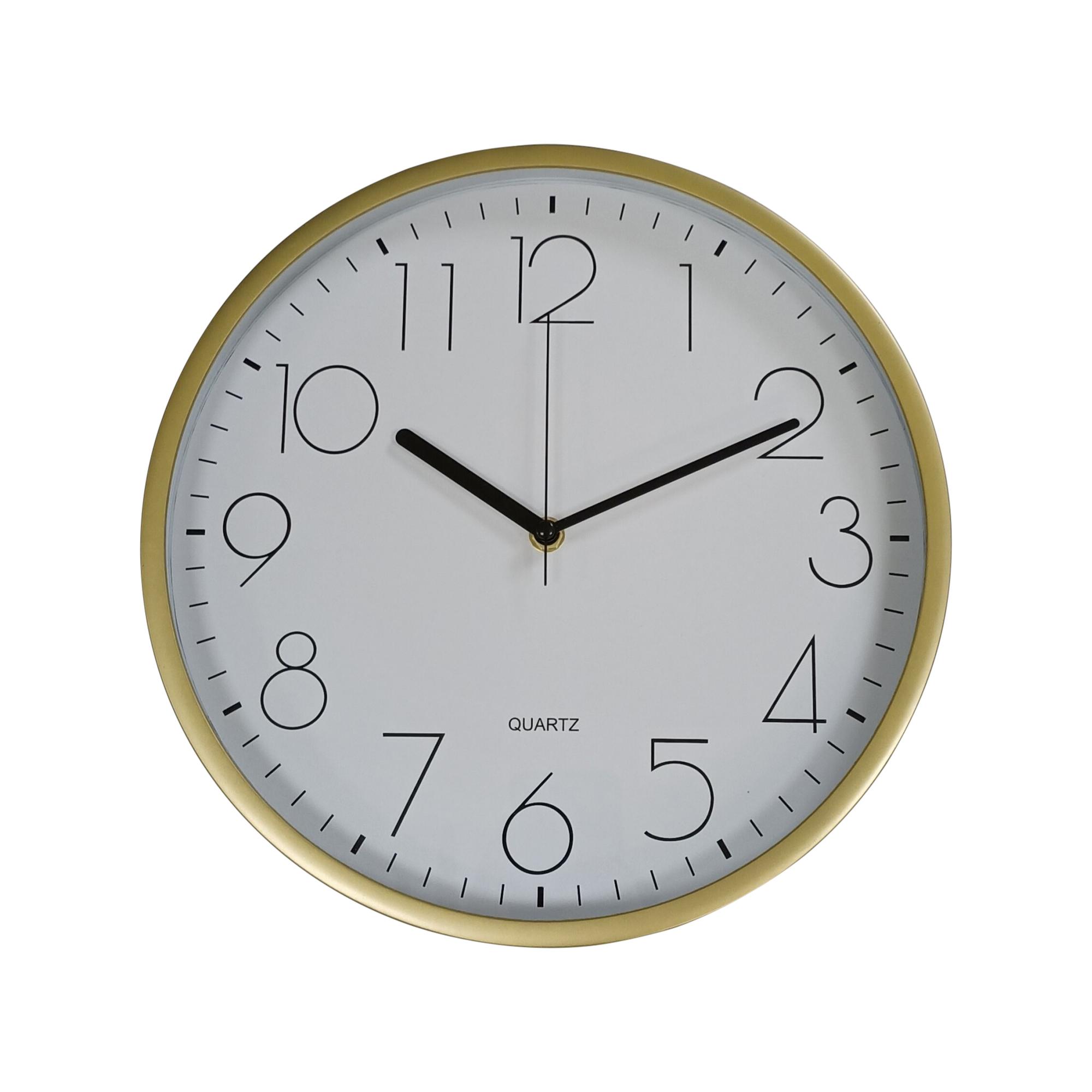12" Plastic wall clock