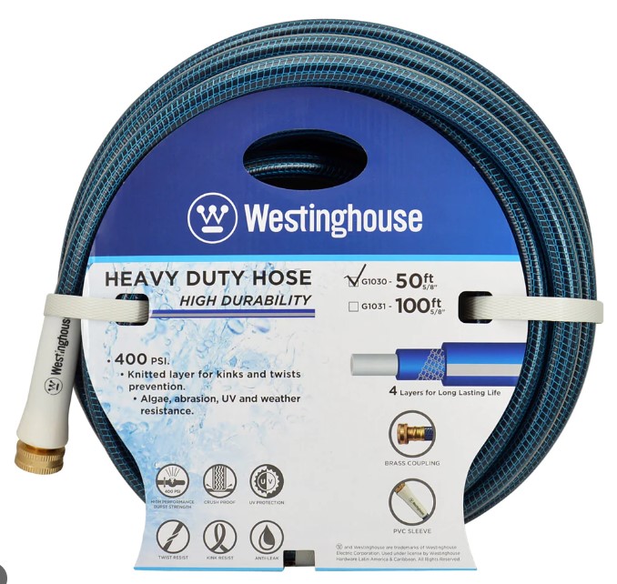 HEAVY DUTY HOSE 5/8 50FT 4 PLY