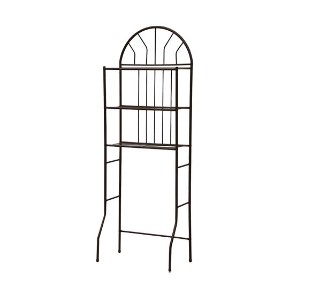 BROWN BATHROOM STAND