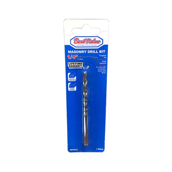 1/4" X 6" MASONRY DRILL BIT