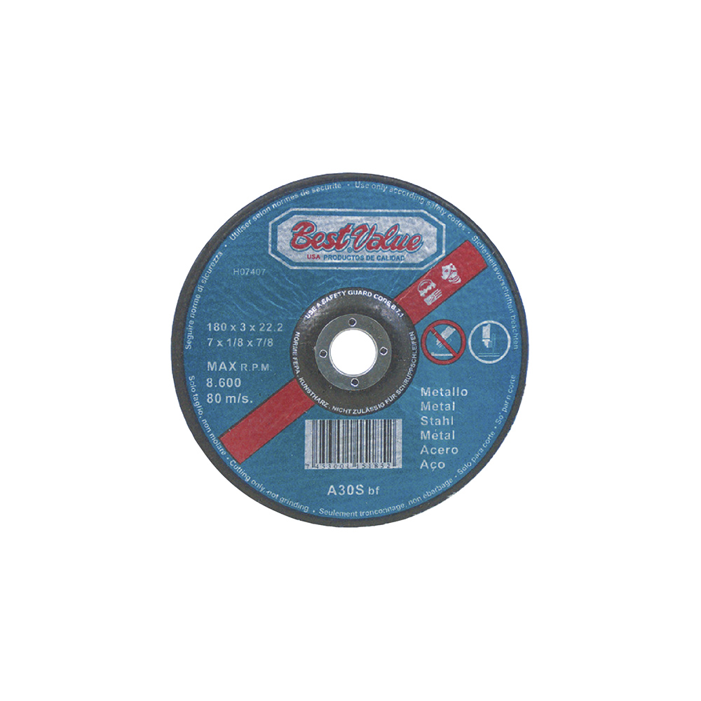 4 1/2 X1/8 METAL CUTTING DISC