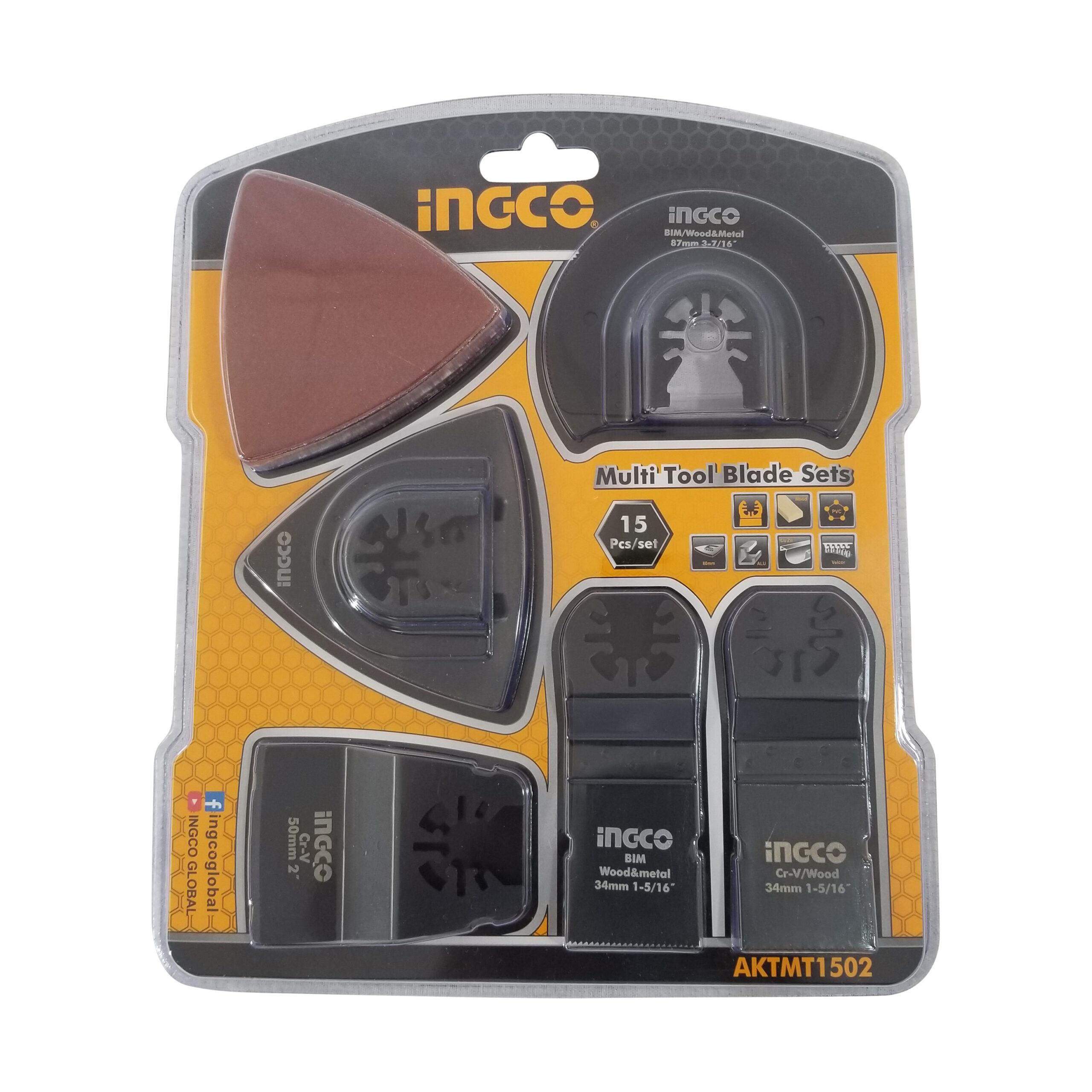15PC MULTI TOOL BLADE SET