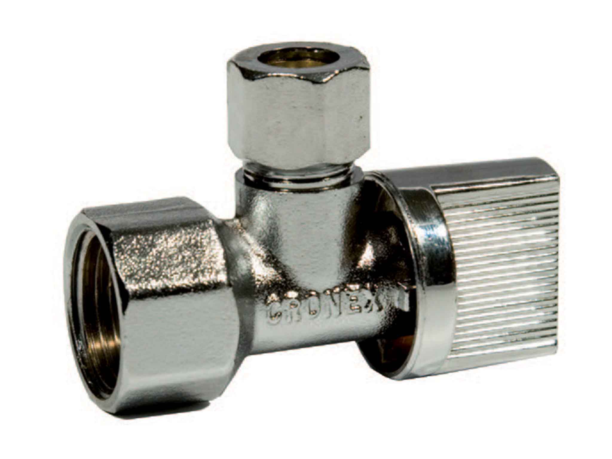 Angle Valve 1/4Turn 3/8x1/2"Chrm