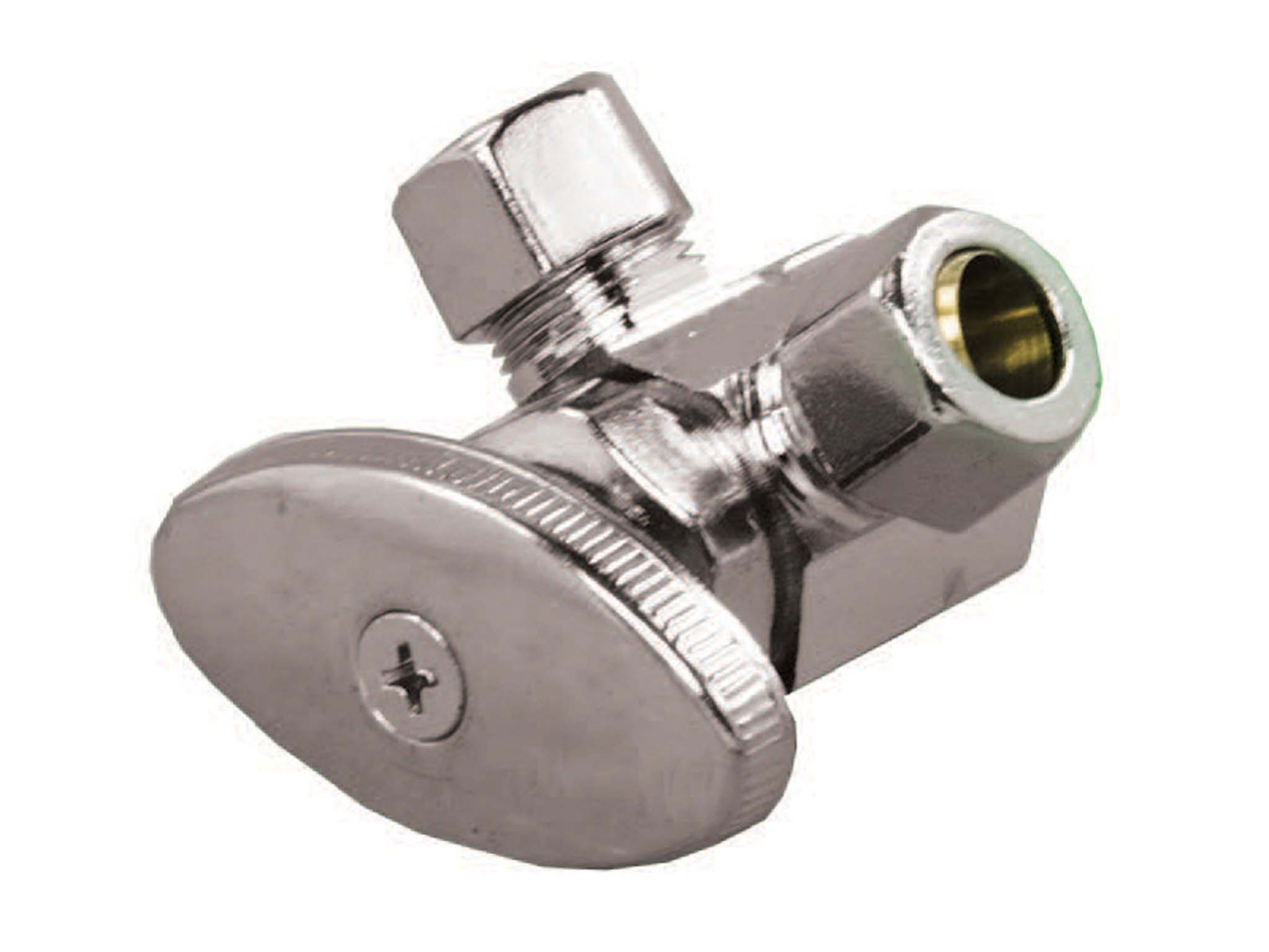 Angle Valve Twin Outlet 1/2x3/8"