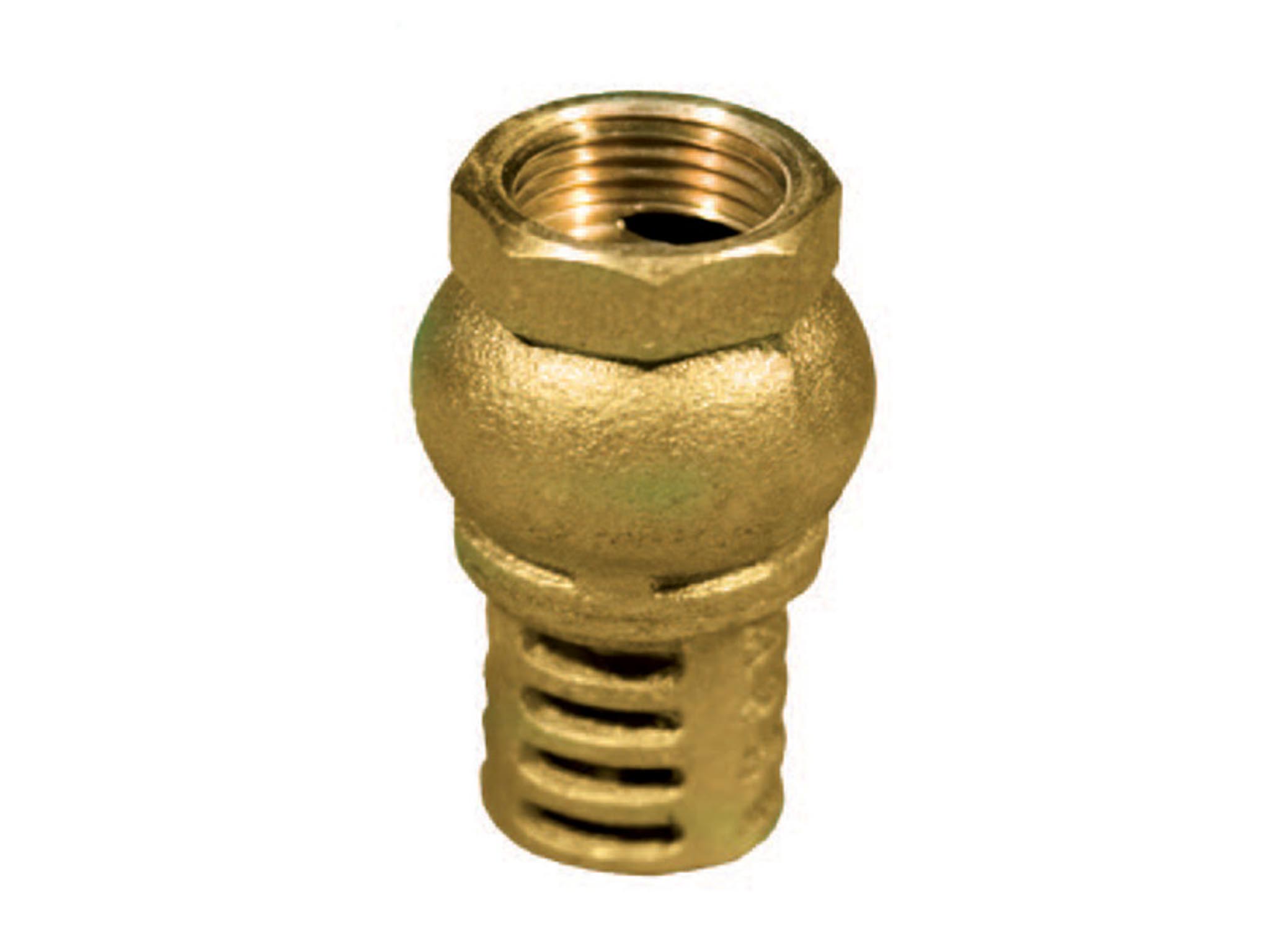 FOOTVALVE  BRASS  1 1/2"
