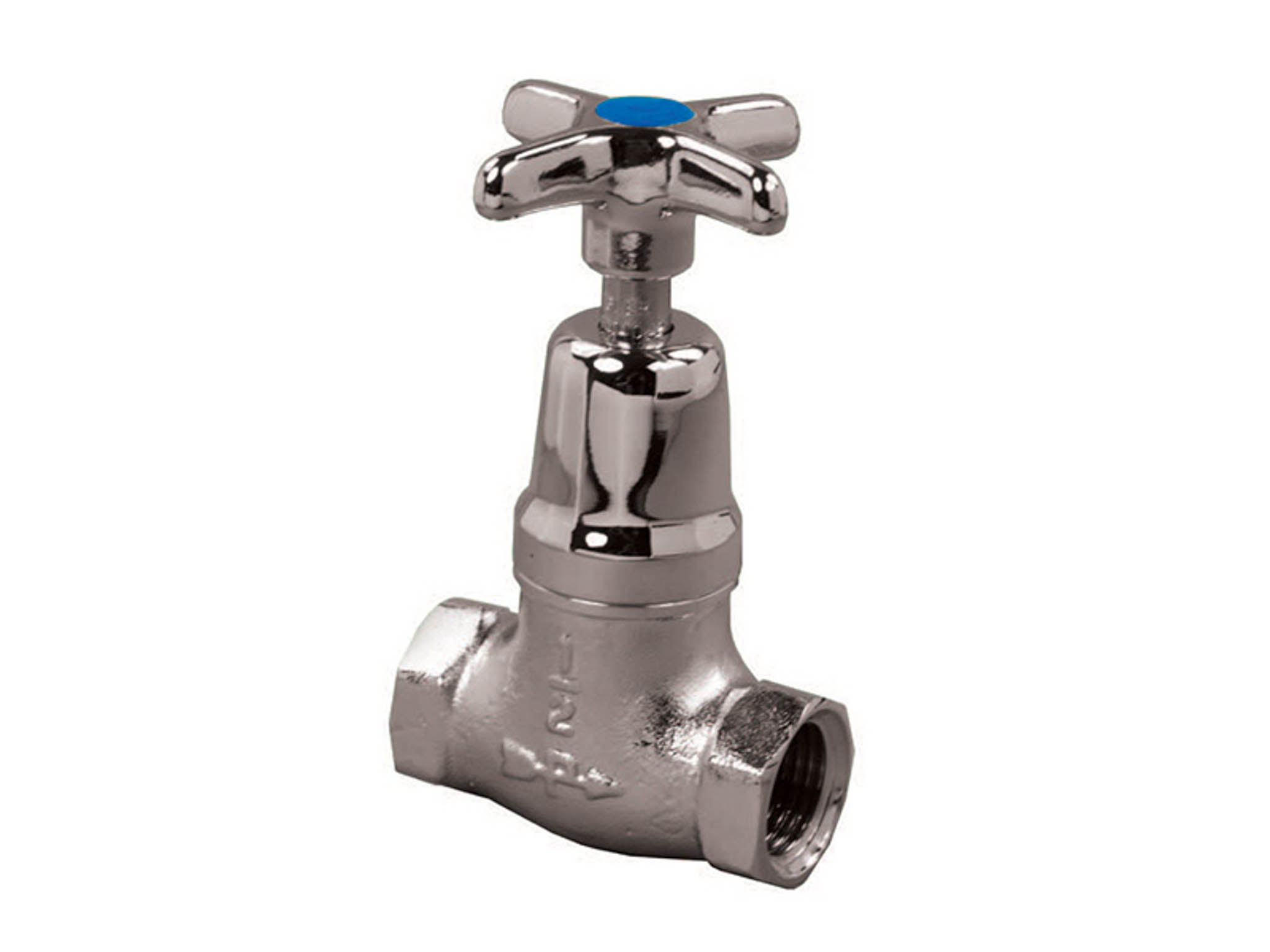 Stop-Cock  1/2"  Chrome
