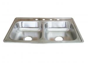 S.S Sink DBL 33"x22"x7"