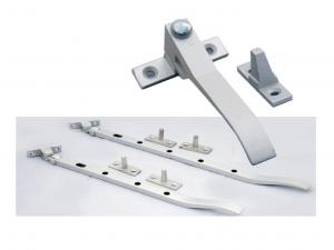 Casement Stay Alu 10" W/screws