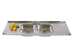 S.S SINK DOUBLE 71"X19-1/2"