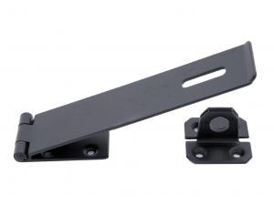 Safety Hasp & Staple Epxy Blk 3"
