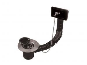 1 1/2" SINK WASTE & RECT O/FLW