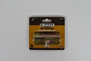 3" TOWER BOLT YZC