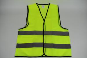 GREEN/BLACK/WHITE SAFETY VEST