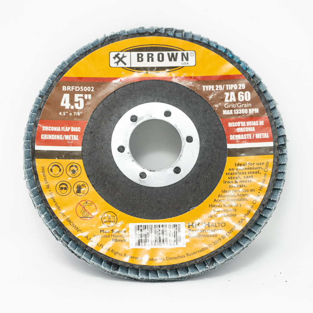 4.5"X7/8" X 60G FLAP DISC