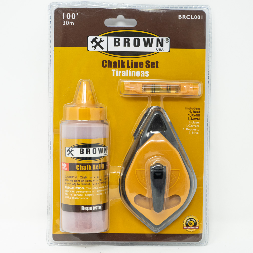 100' CHALK REEL/LINE WITH CHALK