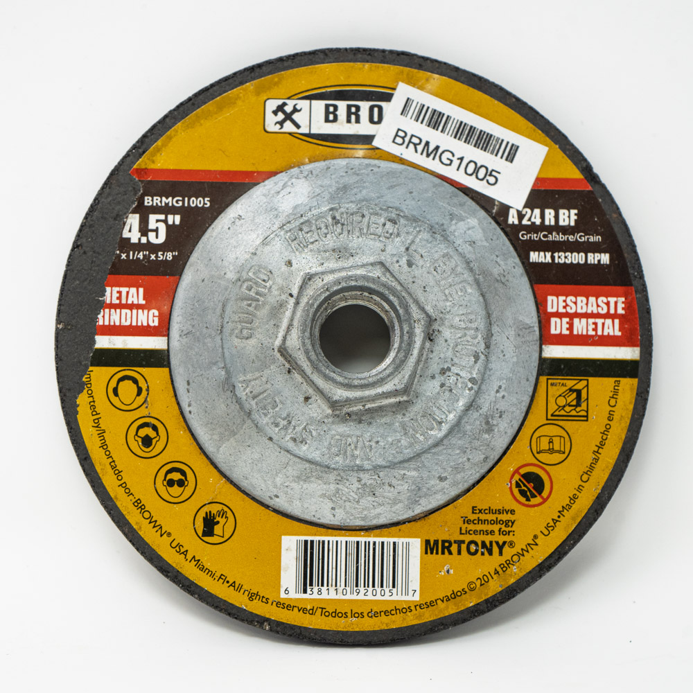 4.5" 3LYR GRINDING DISC W/HUB