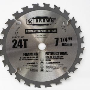 7-1/4" 24T CIRCULAR SAW BLADE
