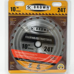 10" 24T 1" ARBOR TCT SAW BLADE