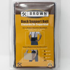 XL BLK BACK SUPPORT
