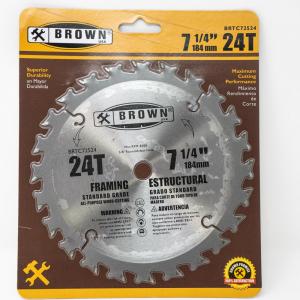 7-1/4"X24T CARBIDE TIP BLADE