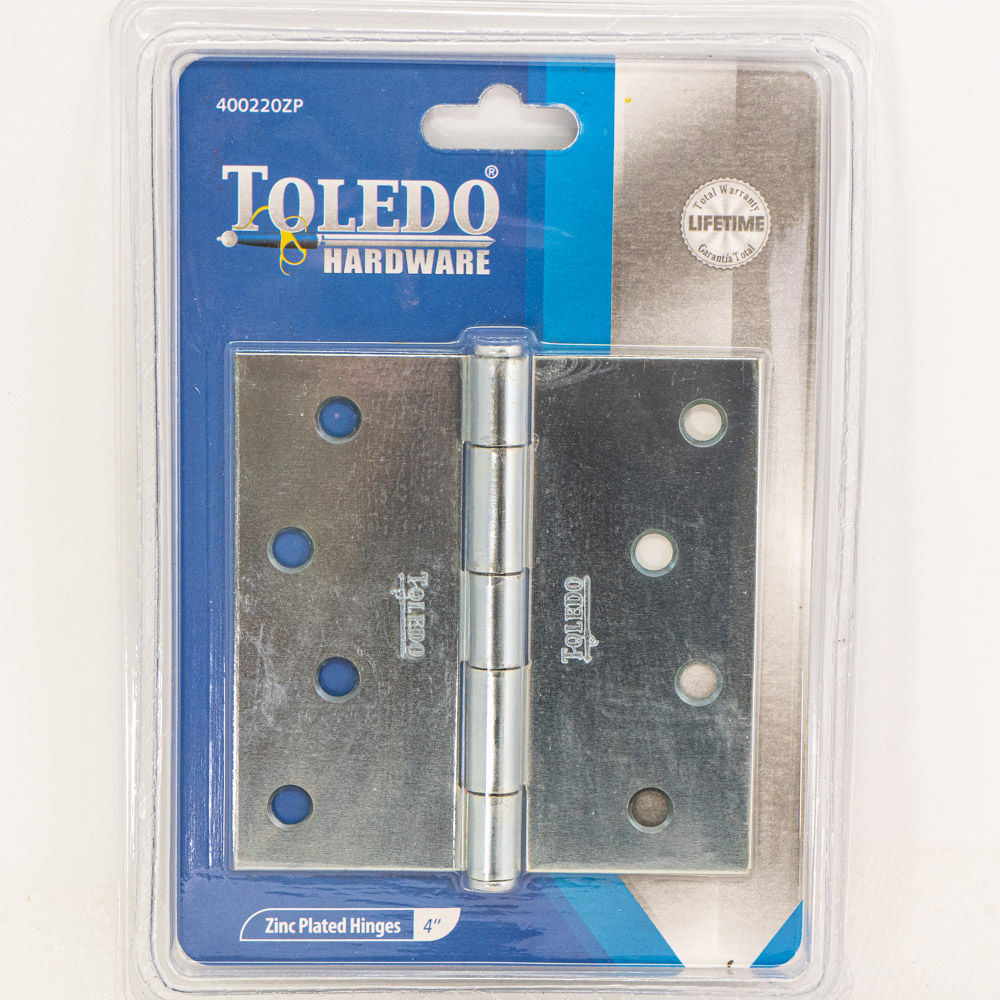 4" ZINC PLATED HINGE