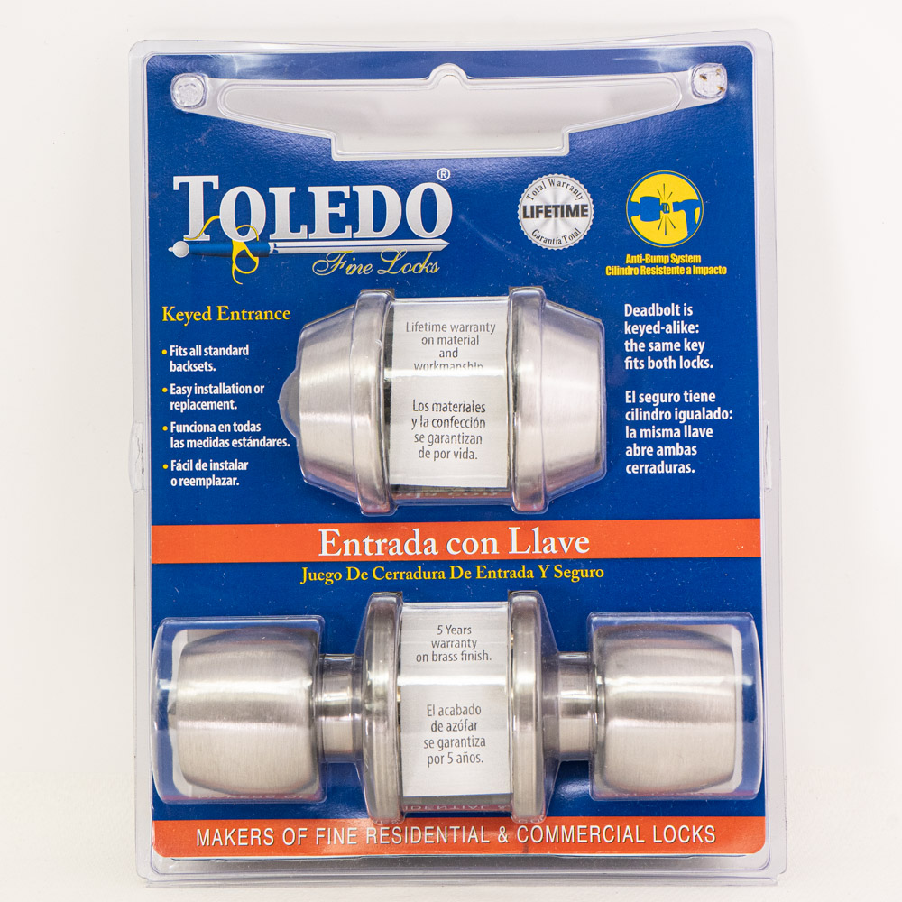 DOUBLE CYLINDER KNOB DEADBOLT