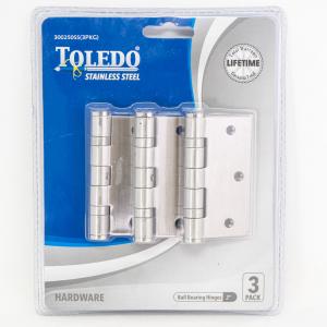 3" STAINLESS STEEL HINGE 3PK