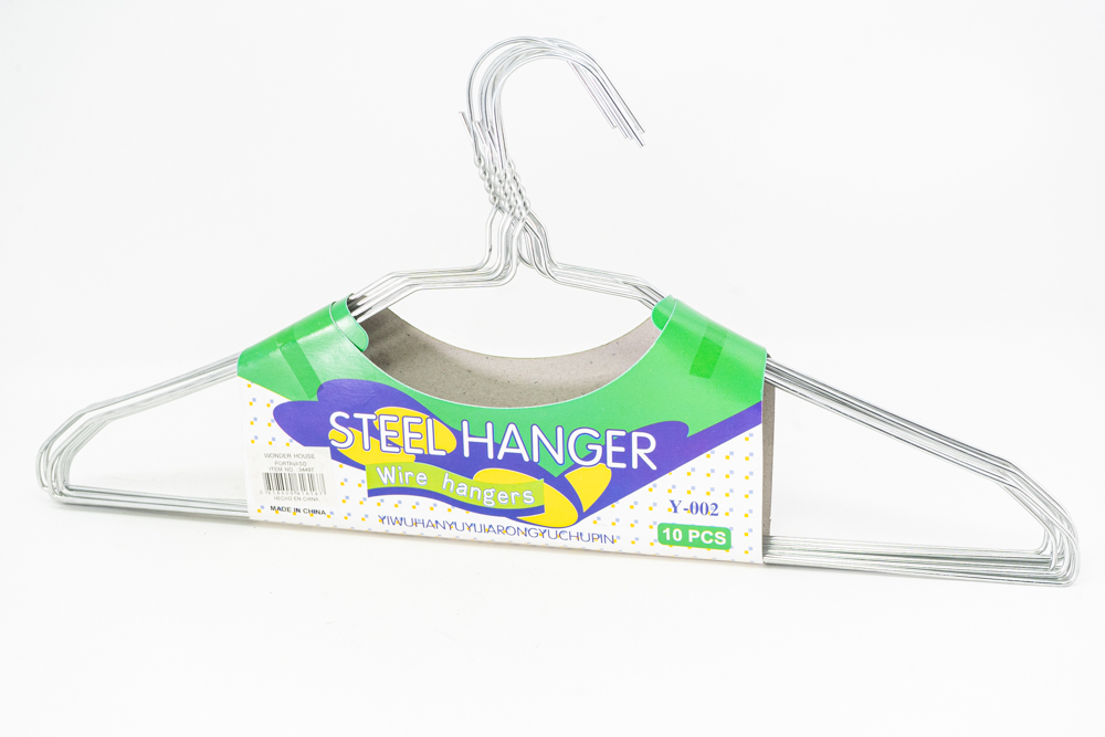 10PKT WIRE CLOTHES HANGER