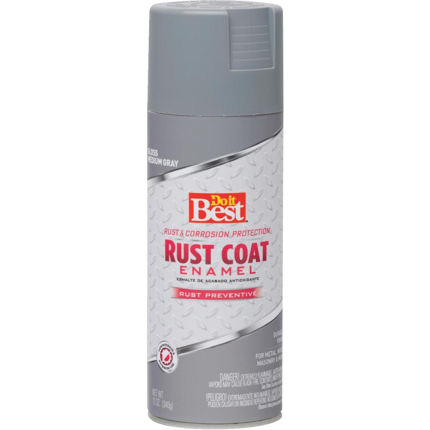 MED GRY RUST SPRAY PAINT