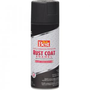 SAT BLK RUST SPRAY PAINT