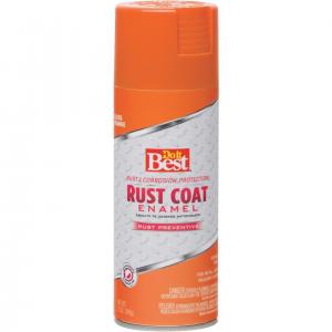 ORANGE RUST SPRAY PAINT