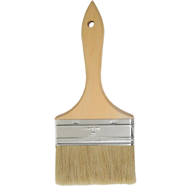 WHITE VAR 4" BRISTLE-DBLE THK