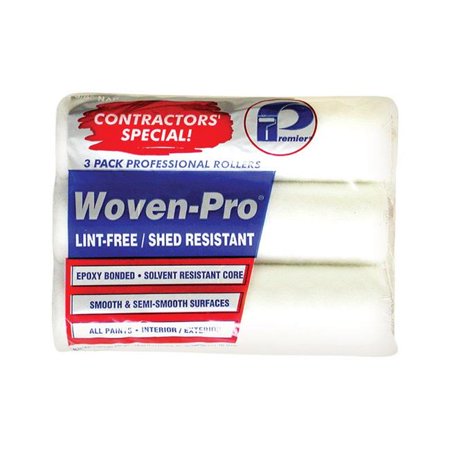 3-PK 9"X3/8"PREM WOVEN CVRS