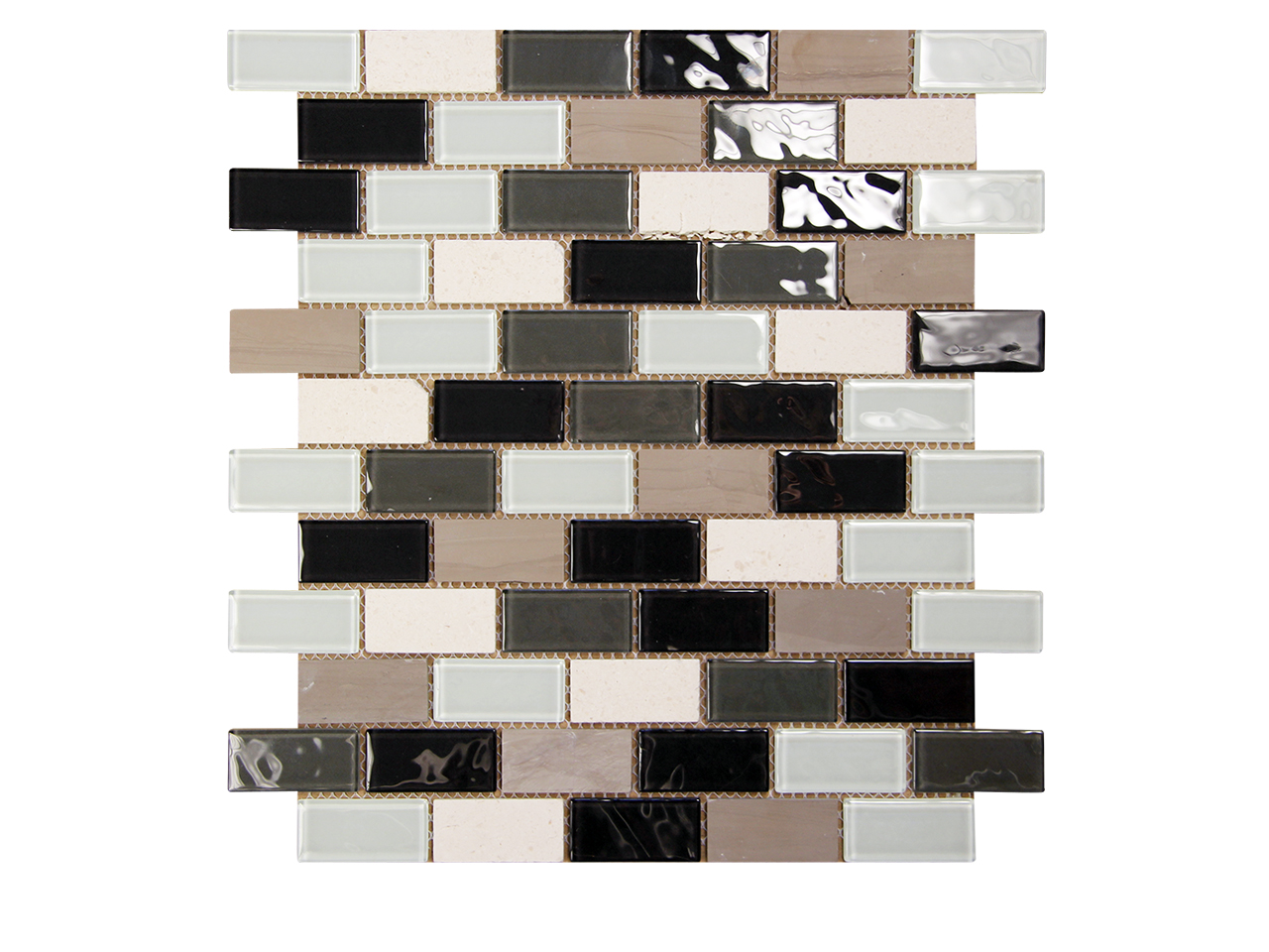12"X12" AQUA GLASS MOSAIC