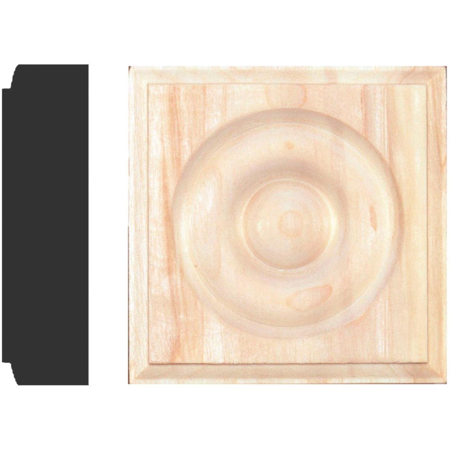 7/8X3-1/4 HDWD ROSETTE