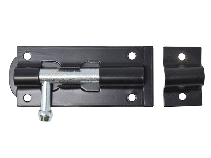Tower Bolt Straght Epoxy Blk 3"