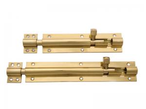 8" BARREL BOLT HEAVY DUTY BRASS