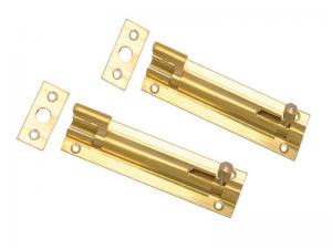 4" BRASS (NECKED) BARREL BOLT